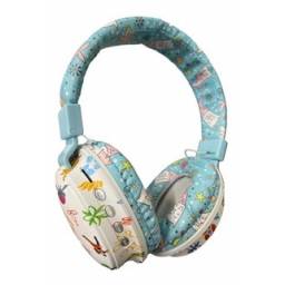 Auricular Bluetooth BK686 - Celeste