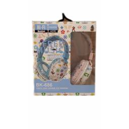 Auricular Bluetooth BK686 - Rosado