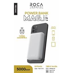 Power Bank ROCA PB5/MAG   5.000mAh  Carga Magnética