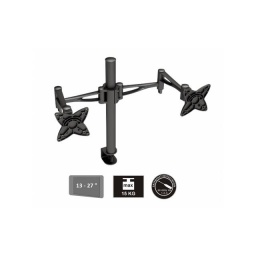LCDT9 - Soporte Monitor Doble   Mvil  Escritorio  Hasta 27 15kg  Brateck