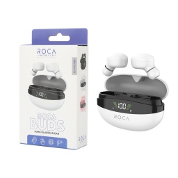 Auricular Bluetooth TWS Roca BUDS Blanco (RC-TWS-RBP/B)