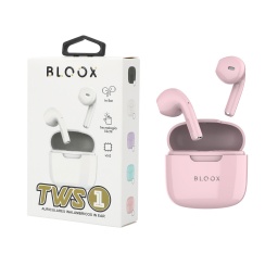 Auricular Bluetooth TWS Bloox TWS_01 Rosado (BL-TWS-01/RO)