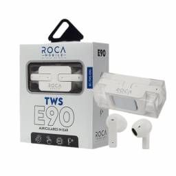 Auricular Bluetooth TWS Roca E90 Blanco