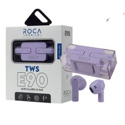 Auricular Bluetooth TWS Roca E90 Violeta