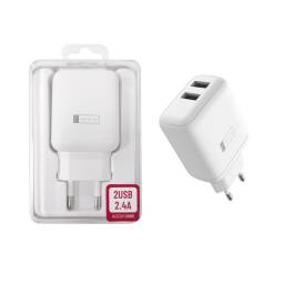 Cargador ROCA TO GO 12W / 2.4A  2x USB A  Sin Cable