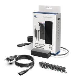Cargador para Notebook   90W  Universal c/8 Punteros