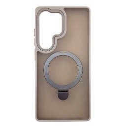 Case c/Anillo Soporte Samsung S24 Plus/S25 Plus - Gris