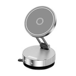 Soporte Vehicular Magntico Q11   Rotacin 360 c/bloqueo  Aluminio  Gris