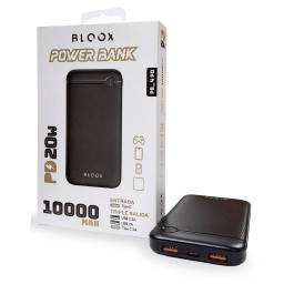 Power Bank BLOOX PB_4 PD   10.000mAh  Entrada: Tipo C  Salida: Tipo C PD + USB*2  Negro