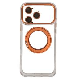 Case Compatible con Carga Magn�tica y Protector de Lens   Apple iPhone 17 Pro Max - Anaranjado