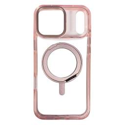 Case Compatible con Carga Magn�tica   Soporte  Apple iPhone 17 Pro - Rosado